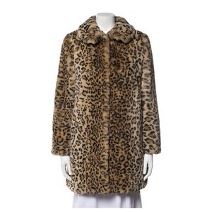 Alice + Olivia Leopard print coat